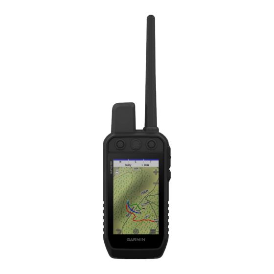 Garmin Alpha 200 Benutzerhandbuch