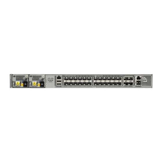 Cisco ASR-920-20SZ-M Handbücher