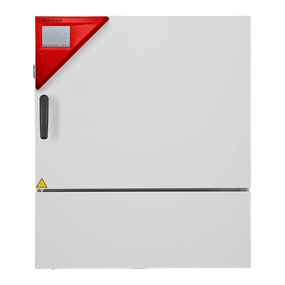 Binder KBF 115 E5.3 Serviceanleitung