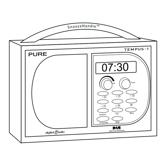 Pure Digital TEMPUS-1 Bedienungsanleitung