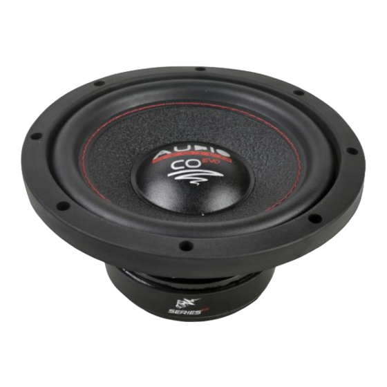 Audio System CO 08 QC EVO Anleitung