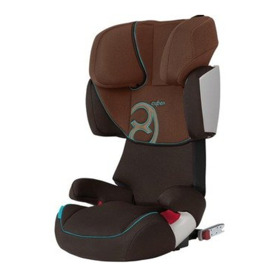 CYBEX PALLAS Bedienungsanleitung
