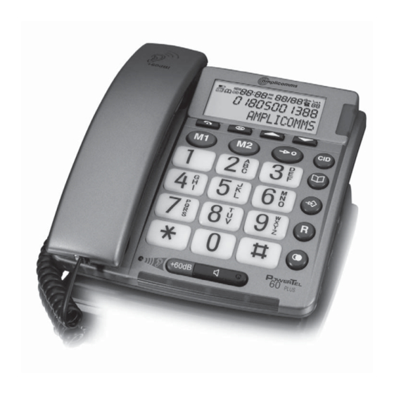 Amplicomms PowerTel 60 plus Bedienungsanleitung