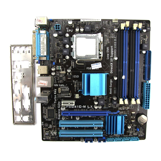 Asus P5G41C-M LX Benutzerhandbuch