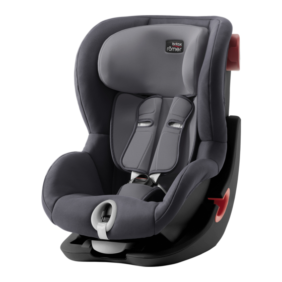 Britax KING II Gebrauchsanleitung