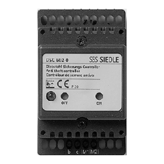 SSS Siedle DSC 602-0 Produktinformation