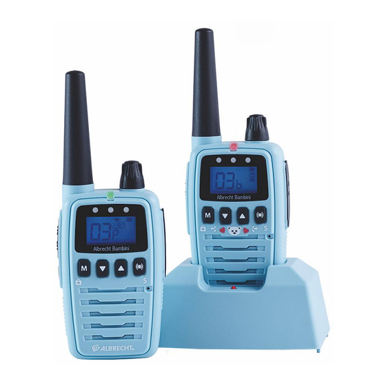 Albrecht Bambini Babyphone Bedienungsanleitung