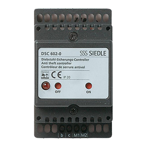 SSS Siedle DSC 602-0 Produktinformation
