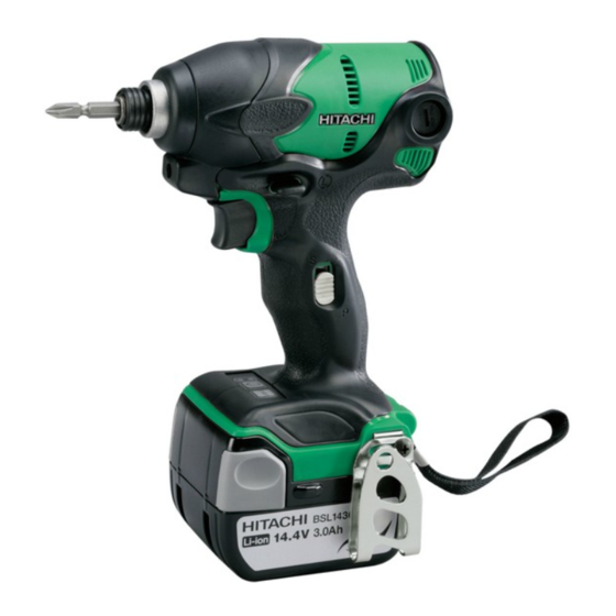 Hitachi Koki WP 14DSL Bedienungsanleitung