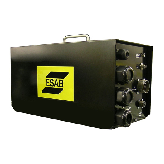 ESAB m3 plasma Handbuch Zur Vorinstallation