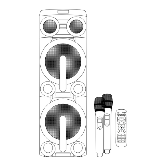 Ibiza sound BOMBMASTER Bedienungsanleitung