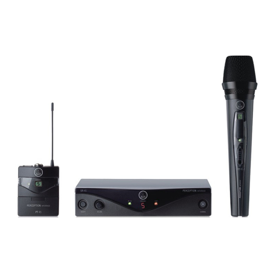 AKG Perception wireless Presenter Set Bedienungsanleitung