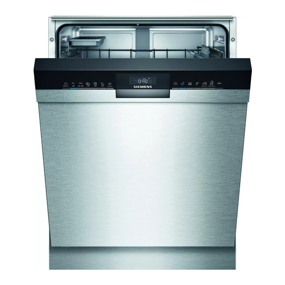 Siemens SN43HS55BE Gebrauchsanleitung