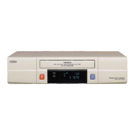 Sanyo SRT-7168P Bedienungsanleitung