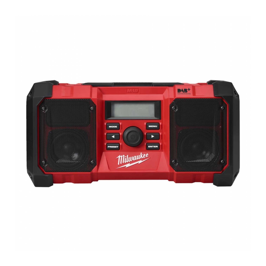 Milwaukee M18 JSRDAB+ Originalbetriebsanleitung
