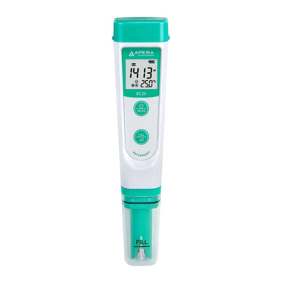 APERA INSTRUMENTS EC20 Bedienungsanleitung