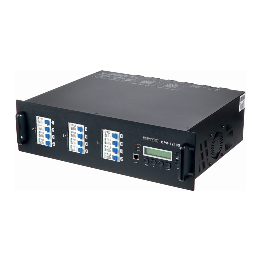 Botex DPX-1210H NET Bedienungsanleitung