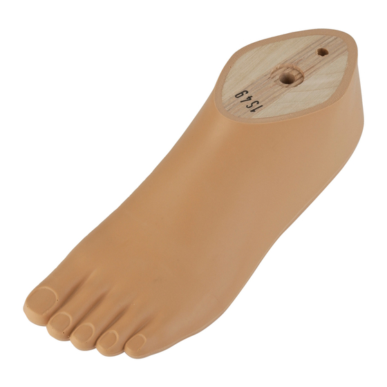 Ottobock 1S49 SACH Gebrauchsanweisung