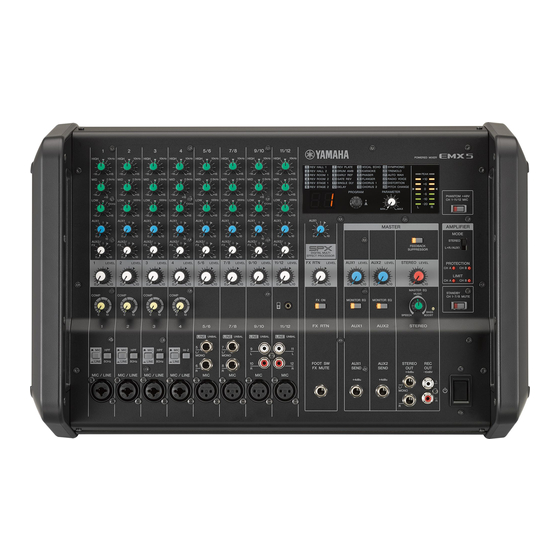 Yamaha EMX5 Bedienungsanleitung