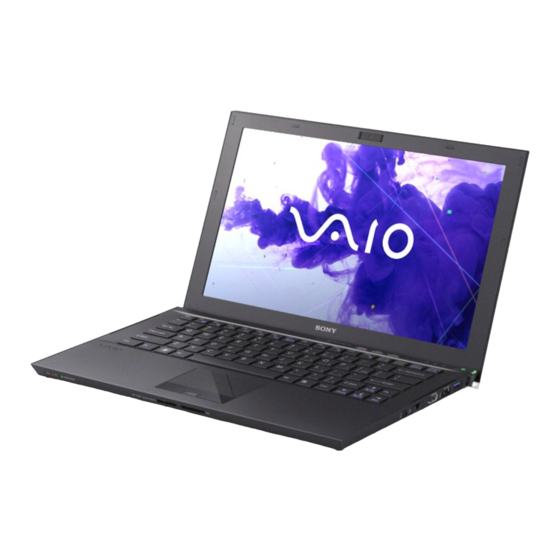 Sony Vaio Serie VPCZ2 Benutzerhandbuch