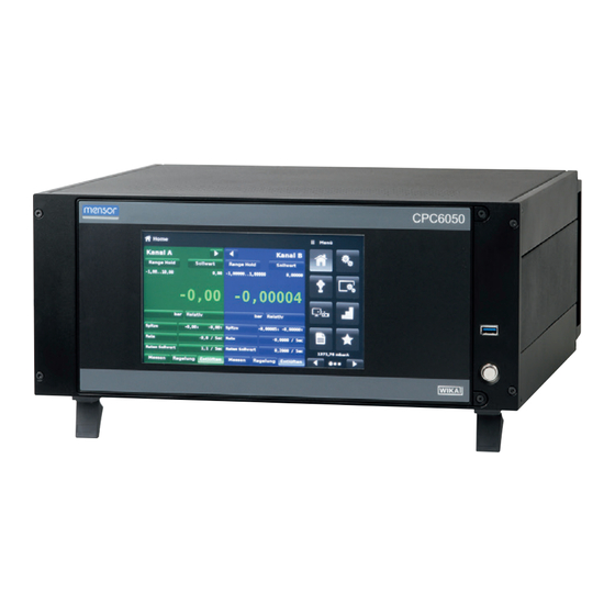 WIKA CPC6050 Betriebsanleitung