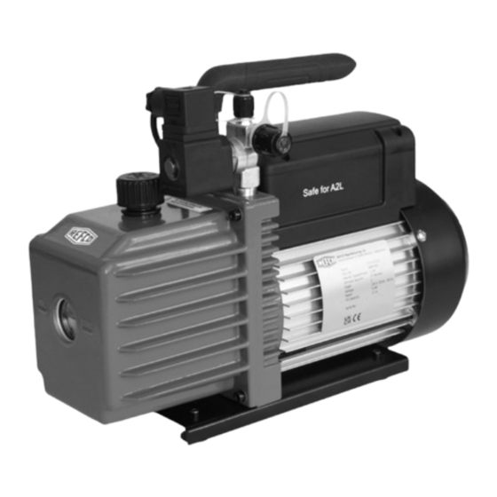 Refco ECO-3-A2L Kurzanleitung