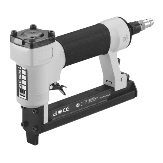 Schneider Airsystems KLG-PF 80/16 L Original Bedienungsanleitung