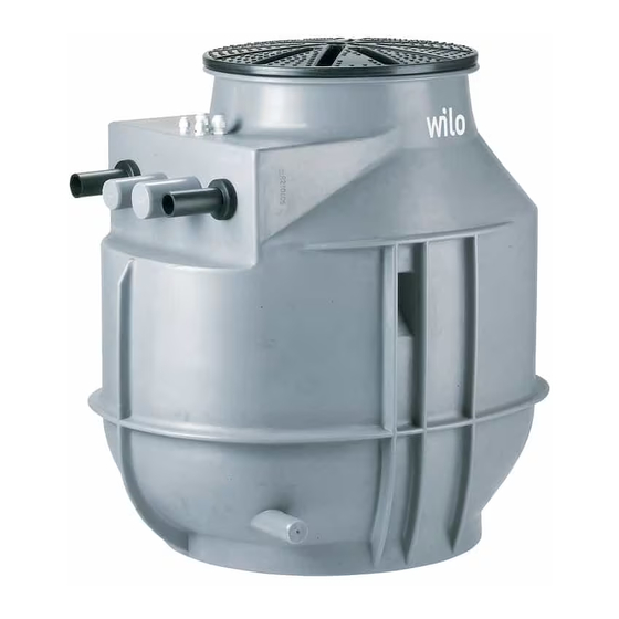 Wilo DrainLift WS 40 Basic Einbau- Und Betriebsanleitung