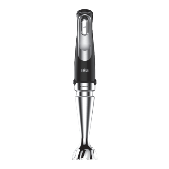 Braun Multi Quick 9 MQ9087 Bedienungsanleitung