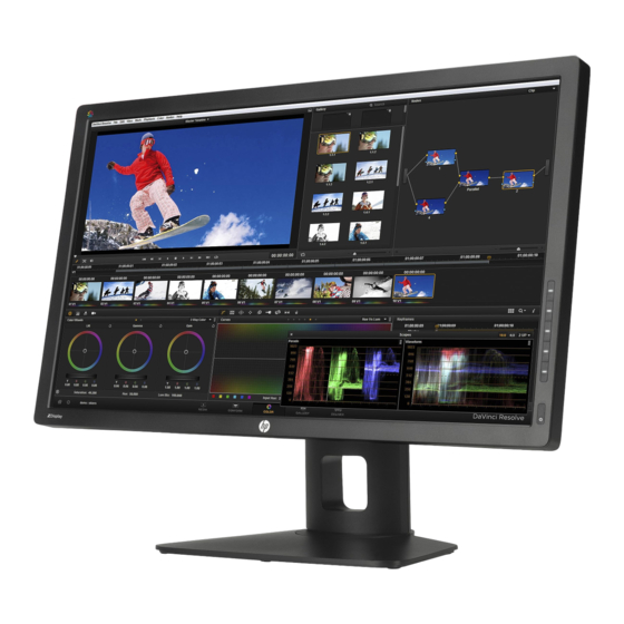 HP DreamColor Z27 SERIES Benutzerhandbuch