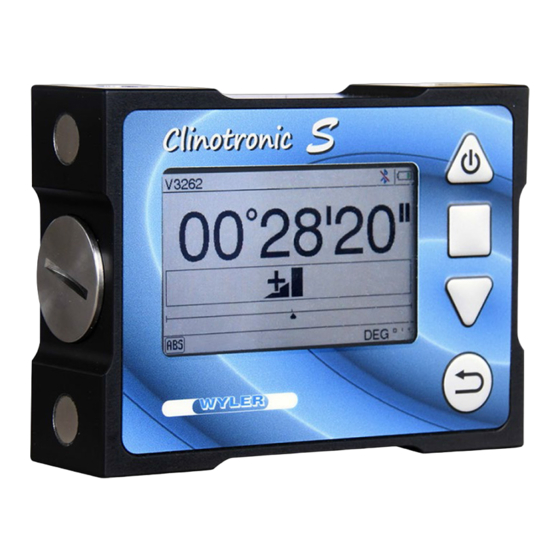 Wyler Clinotronic S Gebrauchsanleitung