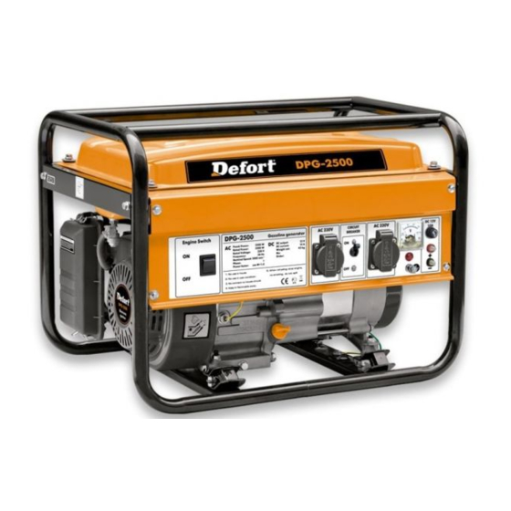 Defort DPG-2500 Bedienungsanleitung