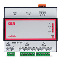 KBR multisio D6-ESBS-4RO-ISO-1 Bedienungsanleitung, Technische Parameter