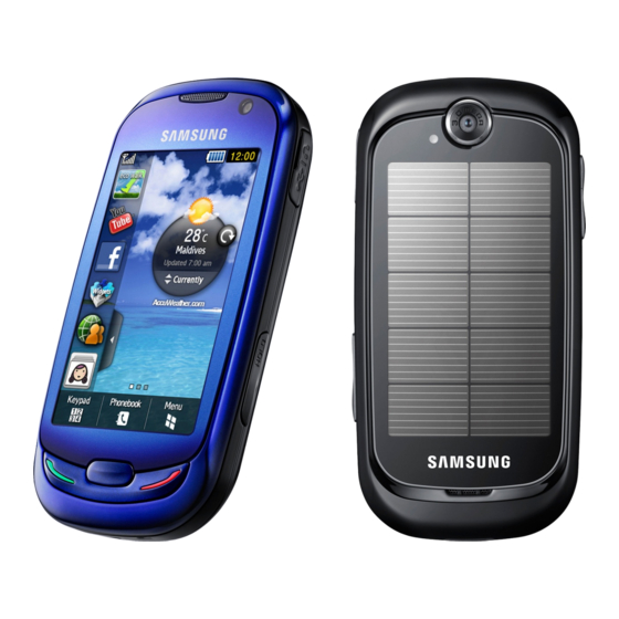 Samsung GT-S7550 Benutzerhandbuch