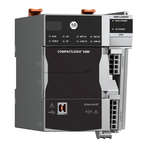 Allen-Bradley Compact GuardLogix 5380 Installationsanleitung