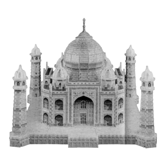Hasbro Puzz 3D Taj Mahal Bauanleitung
