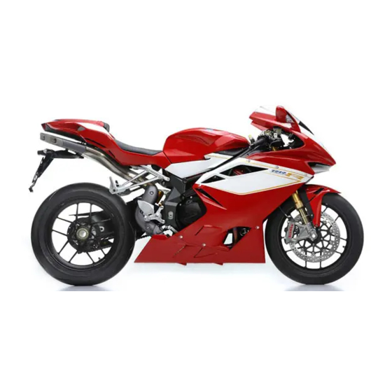 MV Agusta F4 RR Schnellanleitung