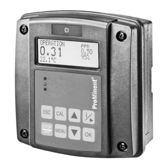 ProMinent DULCOMETER Compact Montage- Und Betriebsanleitung
