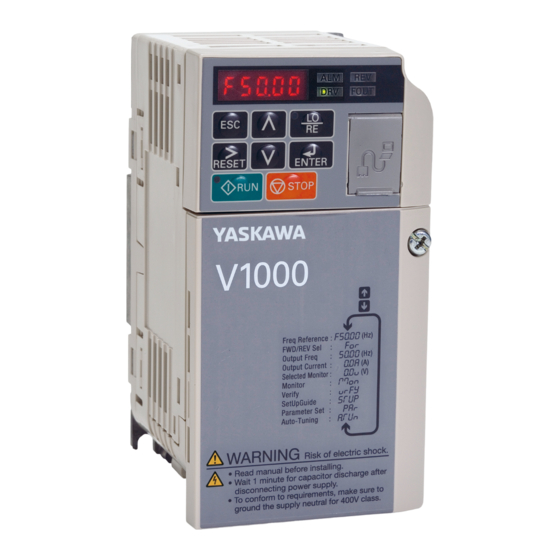 YASKAWA V1 Kurzanleitung