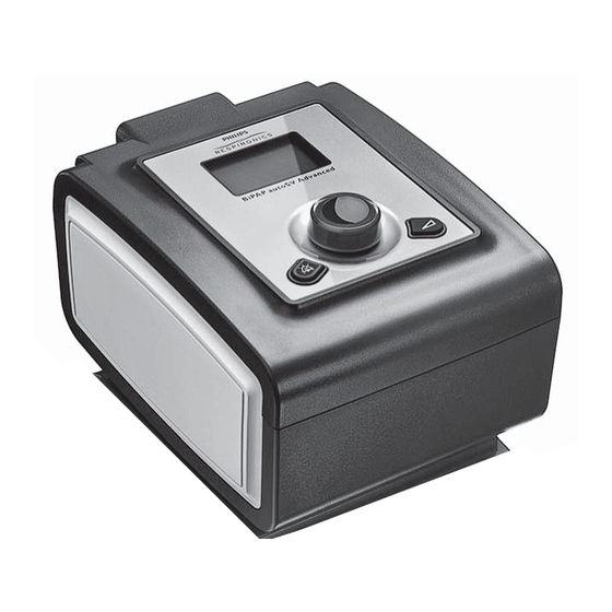 Philips BiPAP autoSV Advanced System One 60 Series Benutzerhandbuch