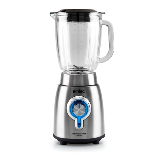 SOLAC ProMixter Inox Gebrauchsanleitung