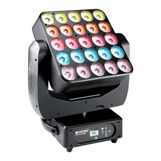 Cameo AURO MATRIX 500 Bedienungsanleitung