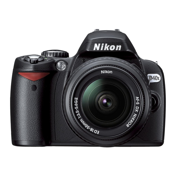 Nikon D40X Handbuch