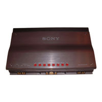 Sony XM-2000R Bedienungsanleitung