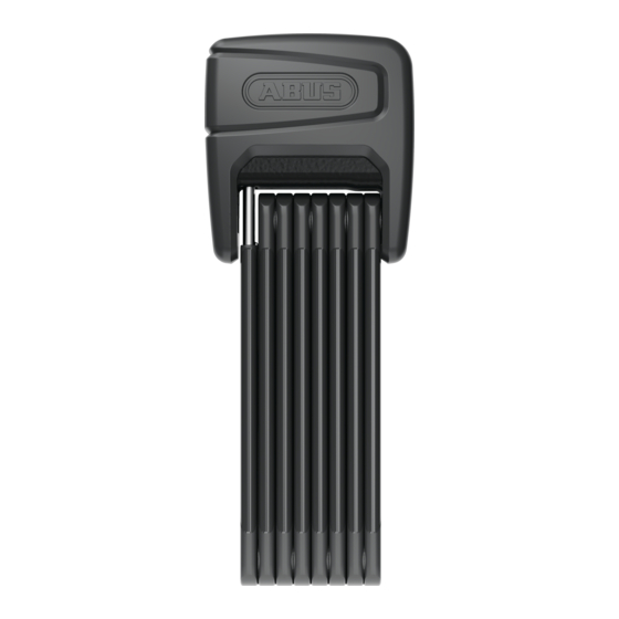 Abus Bordo One 6000A Montage- Und Bedienungsanleitung