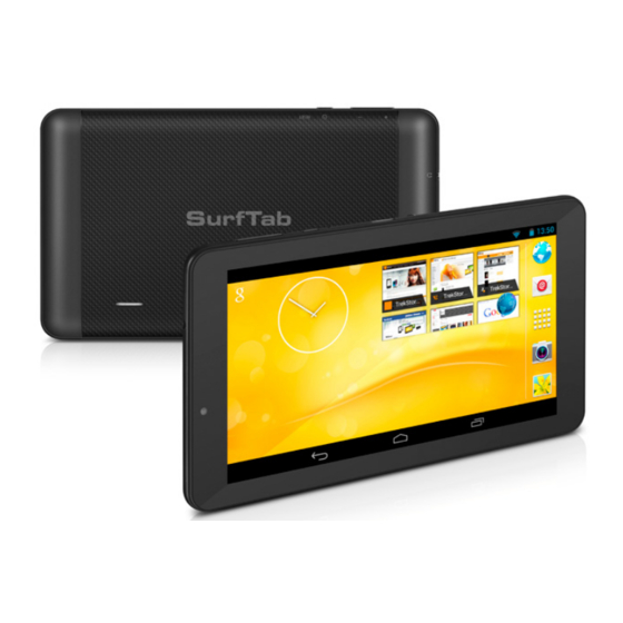 TrekStor SurfTab xiron 7.0 3G Bedienungsanleitung