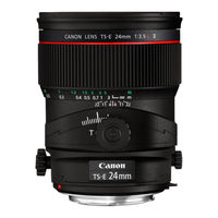 Canon TS-E24mm f/3.5L II Bedienungsanleitung