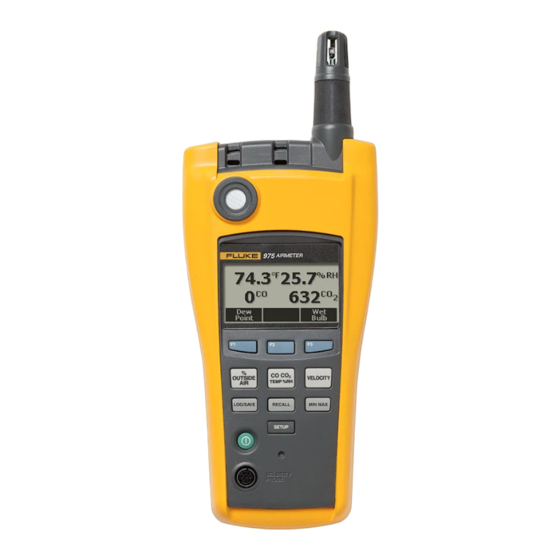 Fluke AirMeter 975 Bedienungshandbuch
