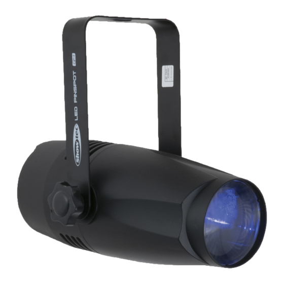 SHOWTEC LED Pinspot Q4 Handbuch