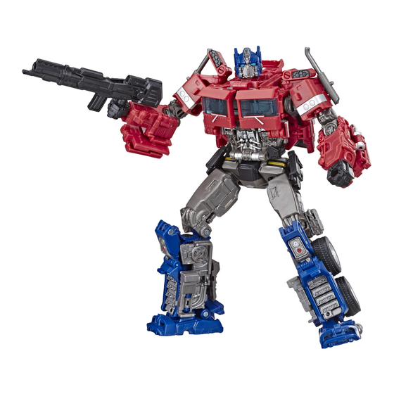 Hasbro TRANSFORMERS BUMBLEBEE OPTIMUS PRIME Bedienungsanleitung
